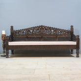 Mughal Garden Hand Carved Balinese Daybed 180X80X85 cm